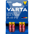 VARTA Longlife Power Max, Alkaline Batterie Micro AAA, 4er-Pack VARTA Longlife Power Max, Alkaline Batterie Micro AAA, 4er-Pack