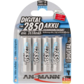 Ansmann DIGITAL NiMH Akku, Mignon AA, Typ 2850, R6 4er-Pack Ansmann DIGITAL NiMH Akku, Mignon AA, Typ 2850, R6 4er-Pack
