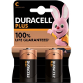 Duracell Plus Alkaline-Batterie C/Baby/LR14, 1,5V, 2er-Pack Duracell Plus Alkaline-Batterie C/Baby/LR14, 1,5V, 2er-Pack