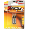 Ansmann Alkaline Batterie Mini Power X AAAA, 2er-Pack Ansmann Alkaline Batterie Mini Power X AAAA, 2er-Pack