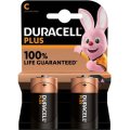 Duracell Plus Alkaline-Batterie C/Baby/LR14, 1,5V, 2er-Pack Duracell Plus Alkaline-Batterie C/Baby/LR14, 1,5V, 2er-Pack